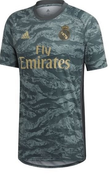 Camisa oficial Adidas Real Madrid 2019 2020 II goleiro